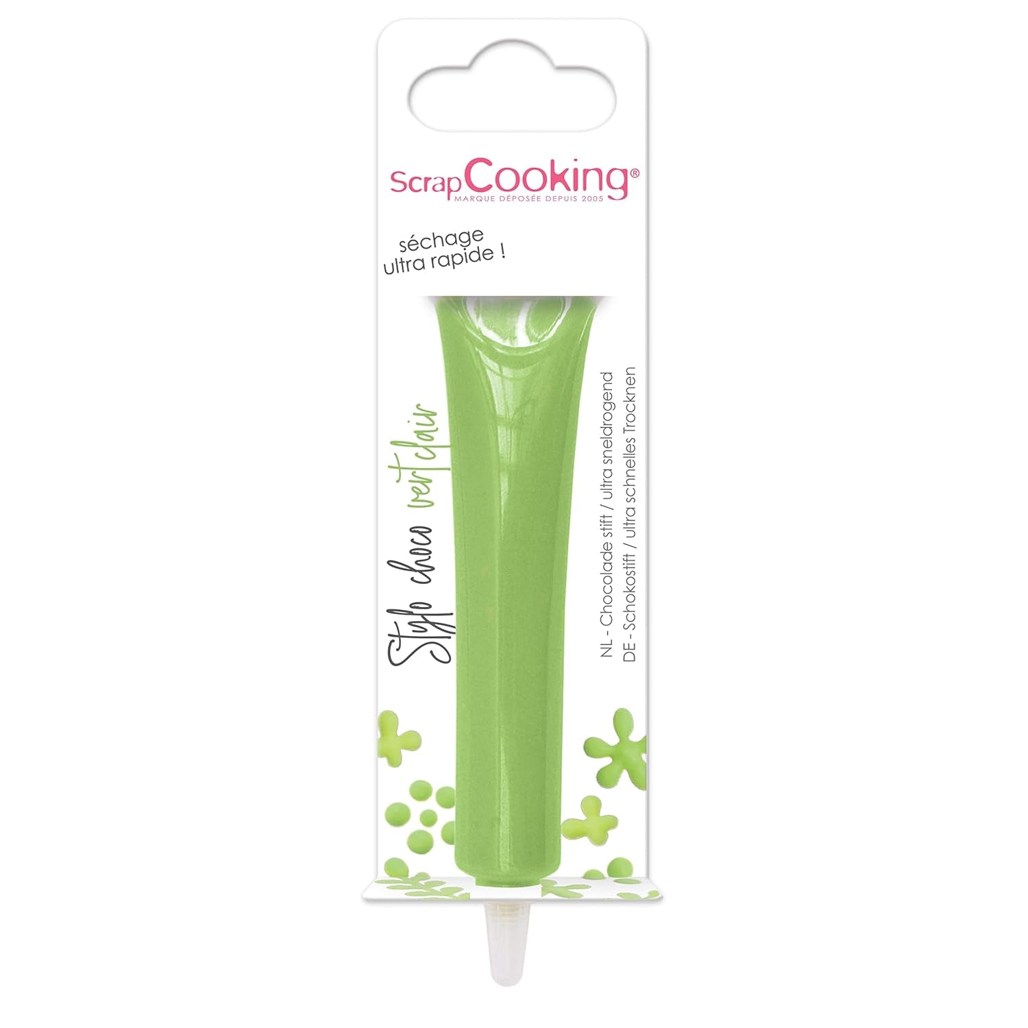 ScrapCooking - barwnik spożywczy, różne kolory, tubka do pisania, 25 gramów Naty Shop Pasta cukrowa Jasnozielona Mała