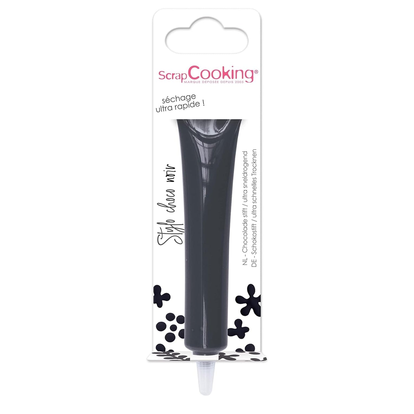 ScrapCooking - barwnik spożywczy, różne kolory, w tubce do pisania, 25 gramów Naty Shop Czarna pasta cukrowa 25 G (1 opakowanie)