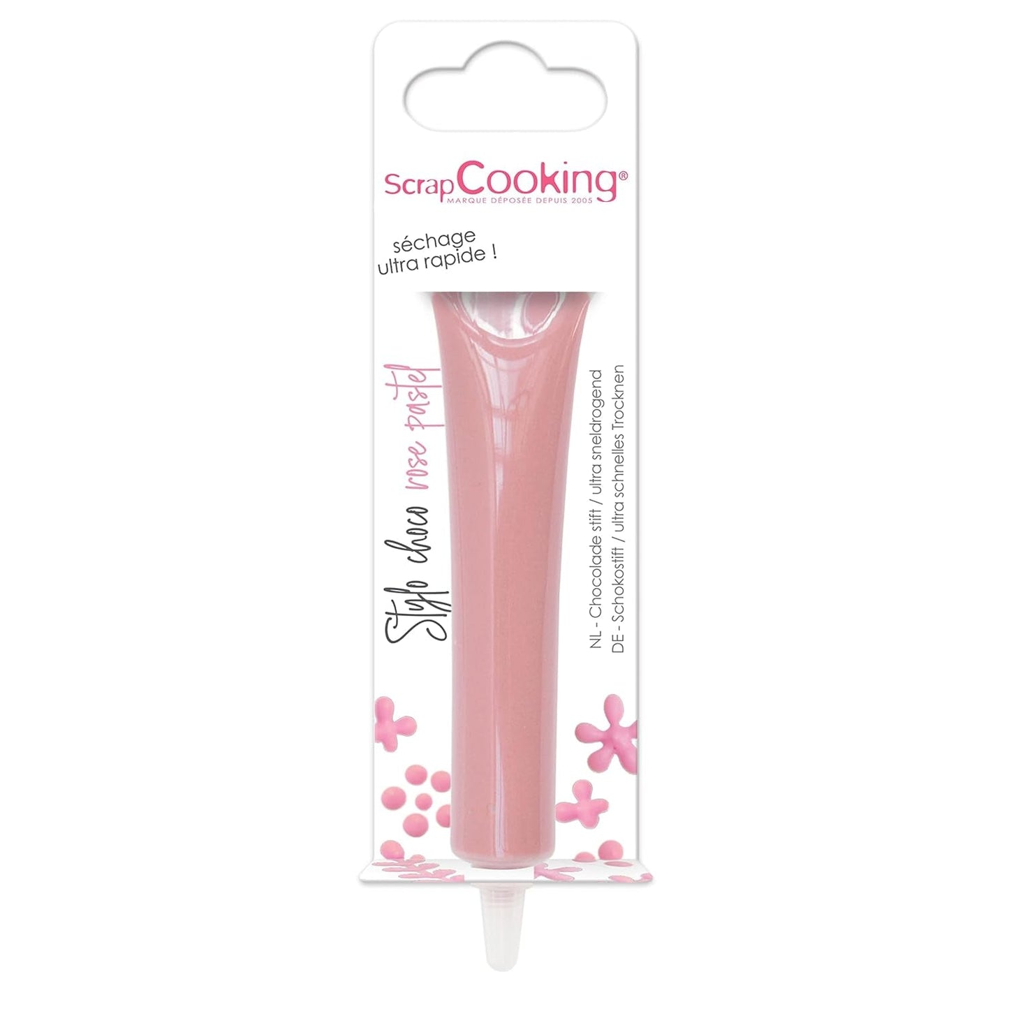 ScrapCooking - barwnik spożywczy, różne kolory, w tubce do pisania, 25 gramów Pasta cukrowa Naty Shop Pastel Pink Small