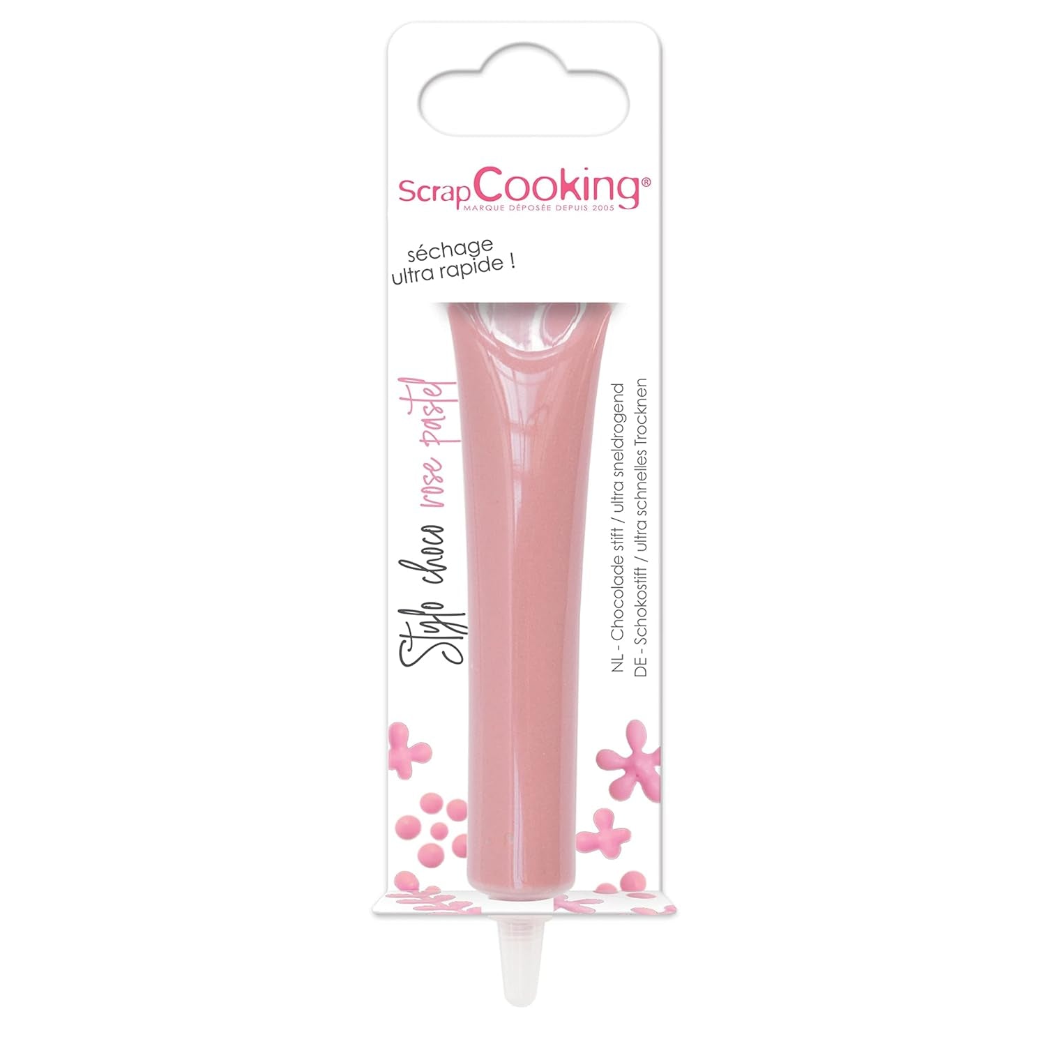 ScrapCooking - barwnik spożywczy, różne kolory, w tubce do pisania, 25 gramów Pasta cukrowa Naty Shop Pastel Pink Small