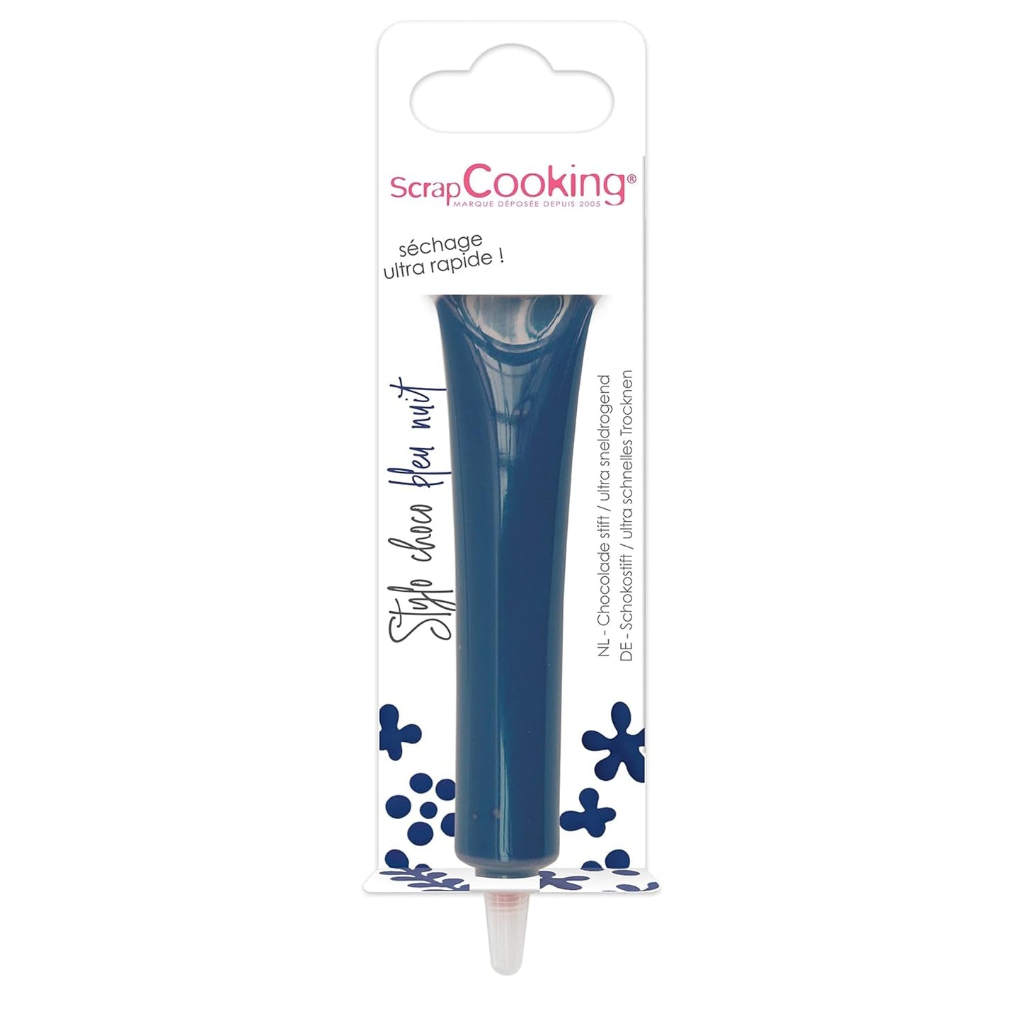 ScrapCooking - barwnik spożywczy, różne kolory, w tubce do pisania, 25 gramów Naty Shop pasta cukrowa Night blue Small