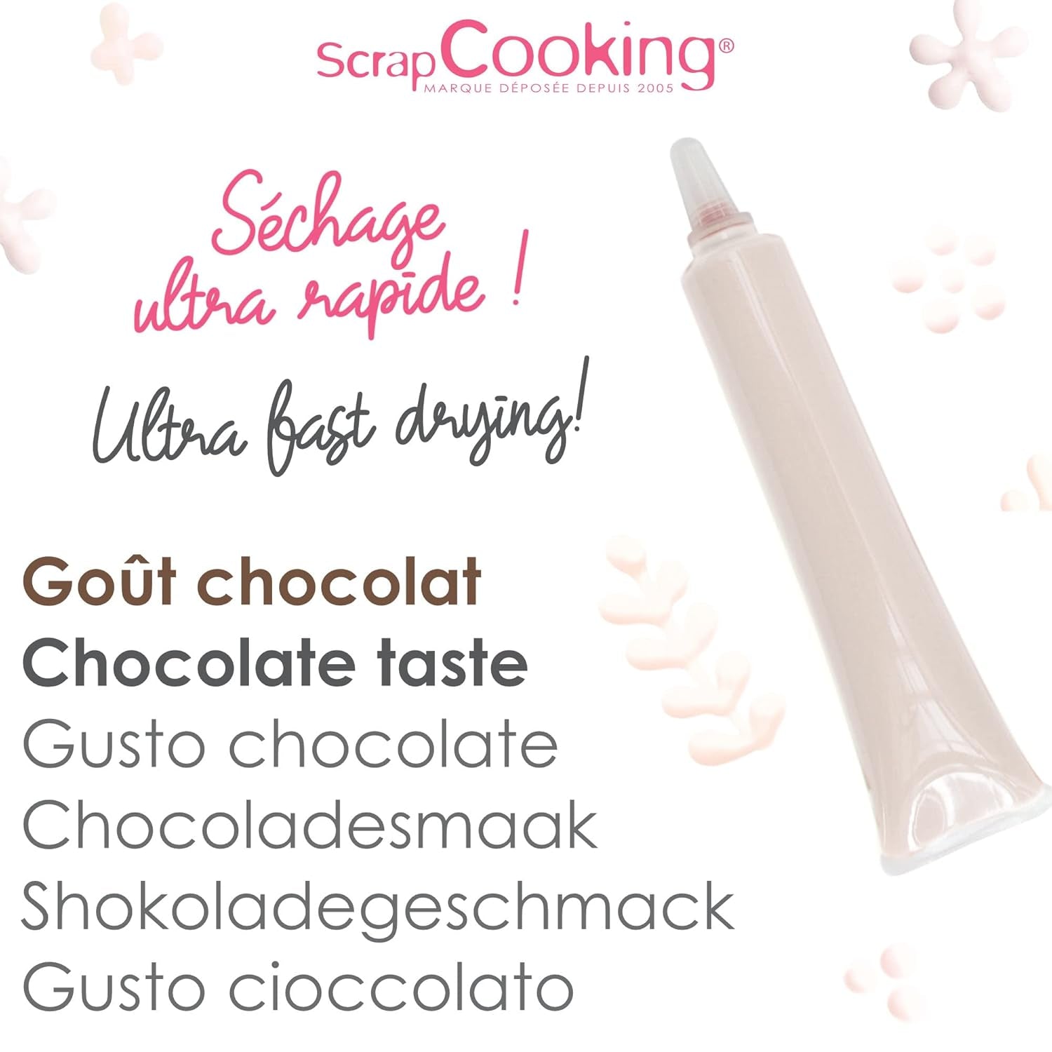 ScrapCooking - barwnik spożywczy, różne kolory, tubka do pisania, pasta cukrowa Naty Shop 25 gramów