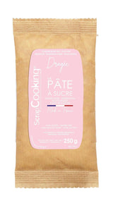 ScrapCooking - Pâte Ã Sucre Vert Sauge 250g - Colorant d'Origine Naturelle - Sans Gluten, Sans Huile de Palme - Pour Gâteaux, Pâtisseries Anniversaire - Vert Pastel - Fabrikie en France - 7621 Pasta cukrowa Naty Shop Pastel różowy