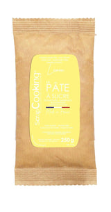 ScrapCooking - Pâte Ã Sucre Vert Sauge 250g - Colorant d'Origine Naturelle - Sans Gluten, Sans Huile de Palme - Pour Gâteaux, Pâtisseries Anniversaire - Vert Pastel - Fabrikie en France - 7621 Pasta cukrowa Naty Shop Yellow