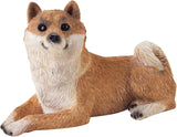 Rzeźba, żywica, biała, średniej wielkości Naty Shop Figurki i rzeźby Rozmiar S Shiba Inu