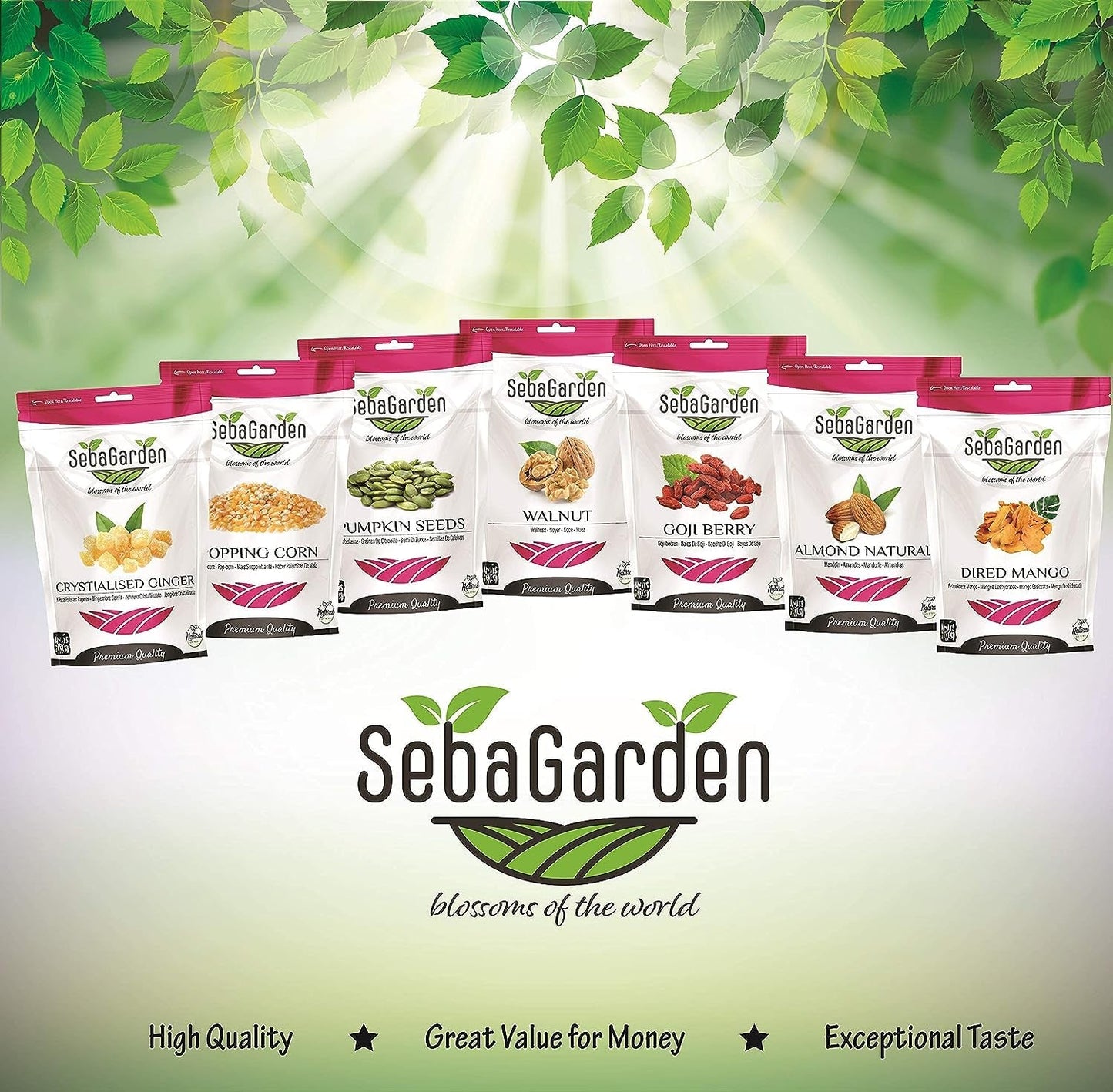 Seba Garden Premium truskawki liofilizowane, pyszne truskawki śródziemnomorskie, bez GMO i wegańskie (100 g) Produkty suszone Mój sklep