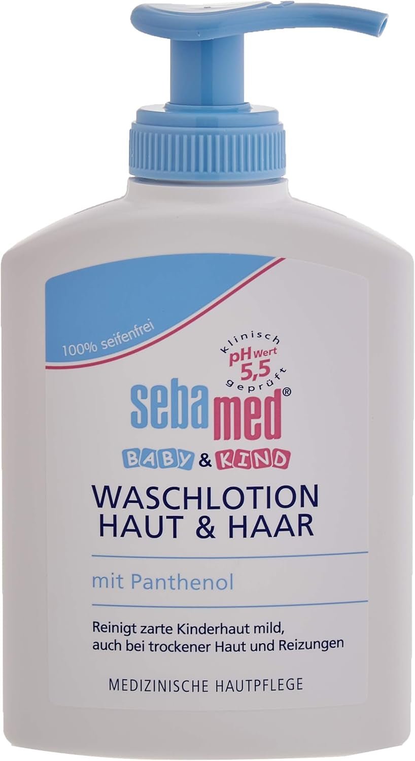 Sebamed Balsam do pielęgnacji niemowląt i dzieci z pantenolem, 2 szt., 2 x 200 ml, delikatnie pielęgnuje delikatną skórę dzieci, także przy suchej i podrażnionej skórze. Dzieci - Kąpiel i pielęgnacja Naty Shop 3 szt., 3 X 200 ml