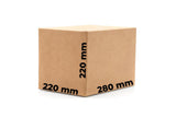 Zestaw 20 pudeł kartonowych CO3, 280 x 220 x 220 Pudełka do pakowania Nati Shop