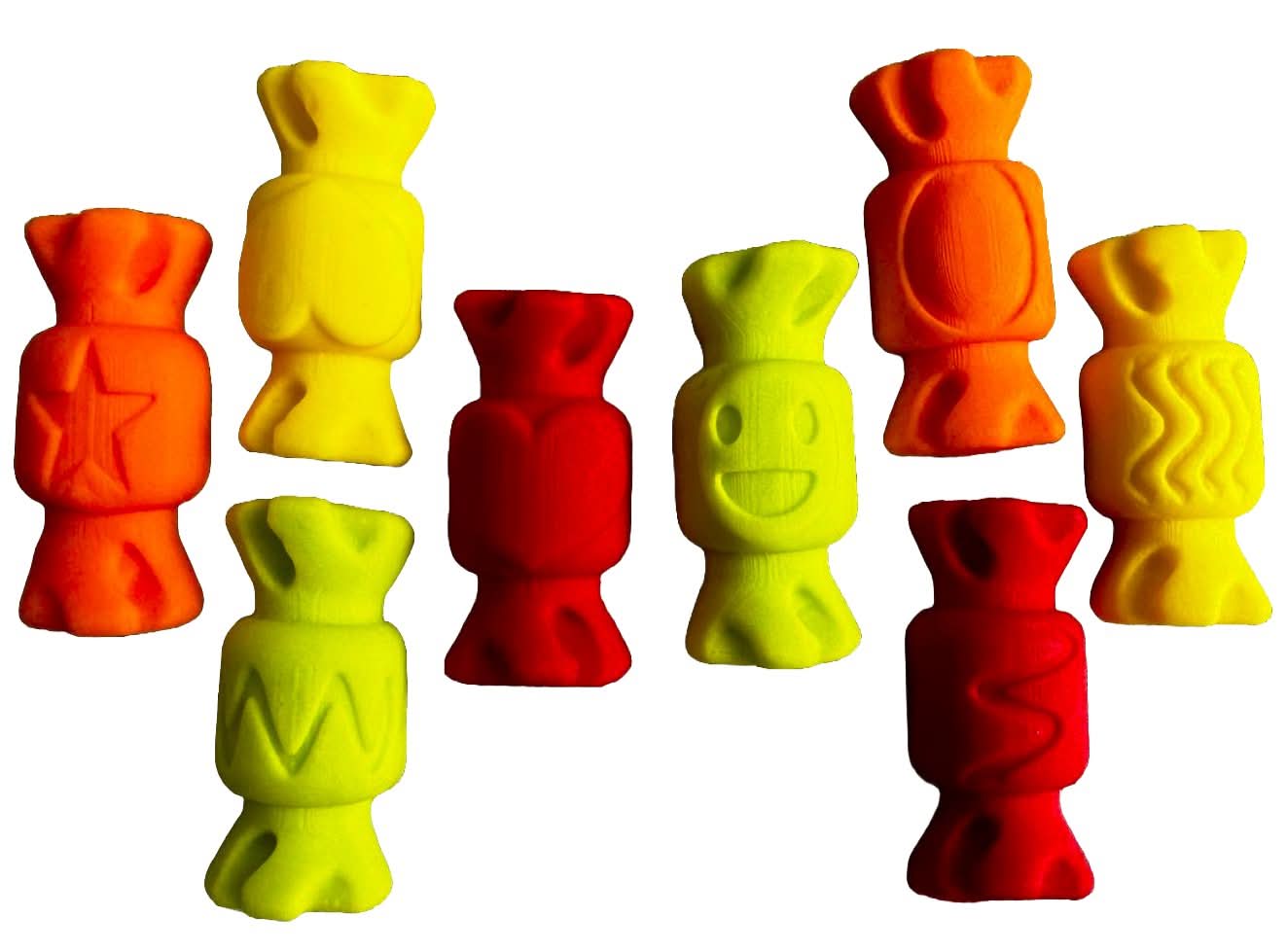 Zestaw 8 jadalnych dekoracji cukrowych, dekoracje cukierkowe ze sklepu Sugar Paste Nati