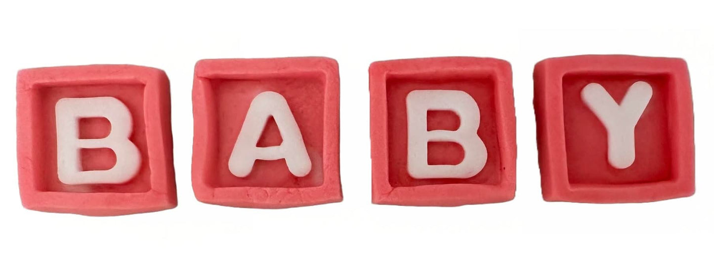 Zestaw jadalnych dekoracji cukrowych, Baby Sugar Paste Decorations Nati Shop