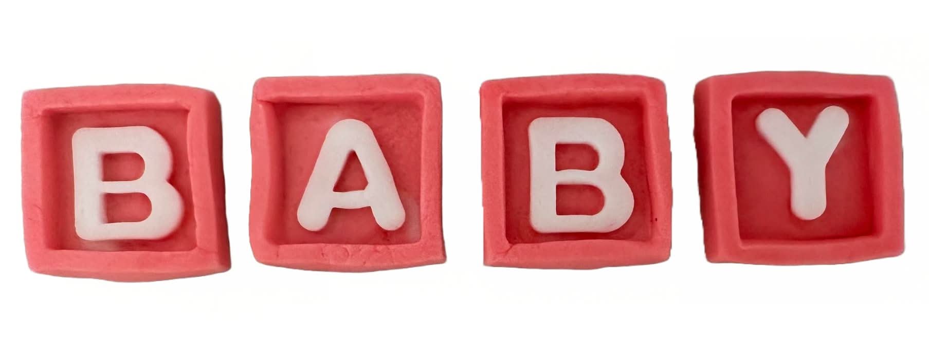 Zestaw jadalnych dekoracji cukrowych, Baby Sugar Paste Decorations Nati Shop