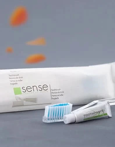 Zestaw dentystyczny hotelowy Sense, 100 sztuk Naty Shop Hotel Cosmetics