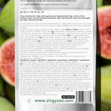 Figi liofilizowane 100% naturalne suszone figi | Bez dodatku cukru Zdrowe słodycze liofilizowane | Owoce liofilizowane Figi liofilizowane | ZingyZoo (100g) Naty Kupuj produkty suszone