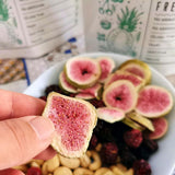 Figi liofilizowane 100% naturalne suszone figi | Bez dodatku cukru Zdrowe słodycze liofilizowane | Owoce liofilizowane Figi liofilizowane | ZingyZoo (100g) Naty Kupuj produkty suszone