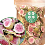 Figi liofilizowane 100% naturalne suszone figi | Bez dodatku cukru Zdrowe słodycze liofilizowane | Owoce liofilizowane Figi liofilizowane | ZingyZoo (100g) Naty Shop produkty suszone 300G