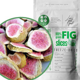 Figi liofilizowane 100% naturalne suszone figi | Bez dodatku cukru Zdrowe słodycze liofilizowane | Owoce liofilizowane Figi liofilizowane | ZingyZoo (100g) Naty Shop produkty suszone 100 G (1 opakowanie)
