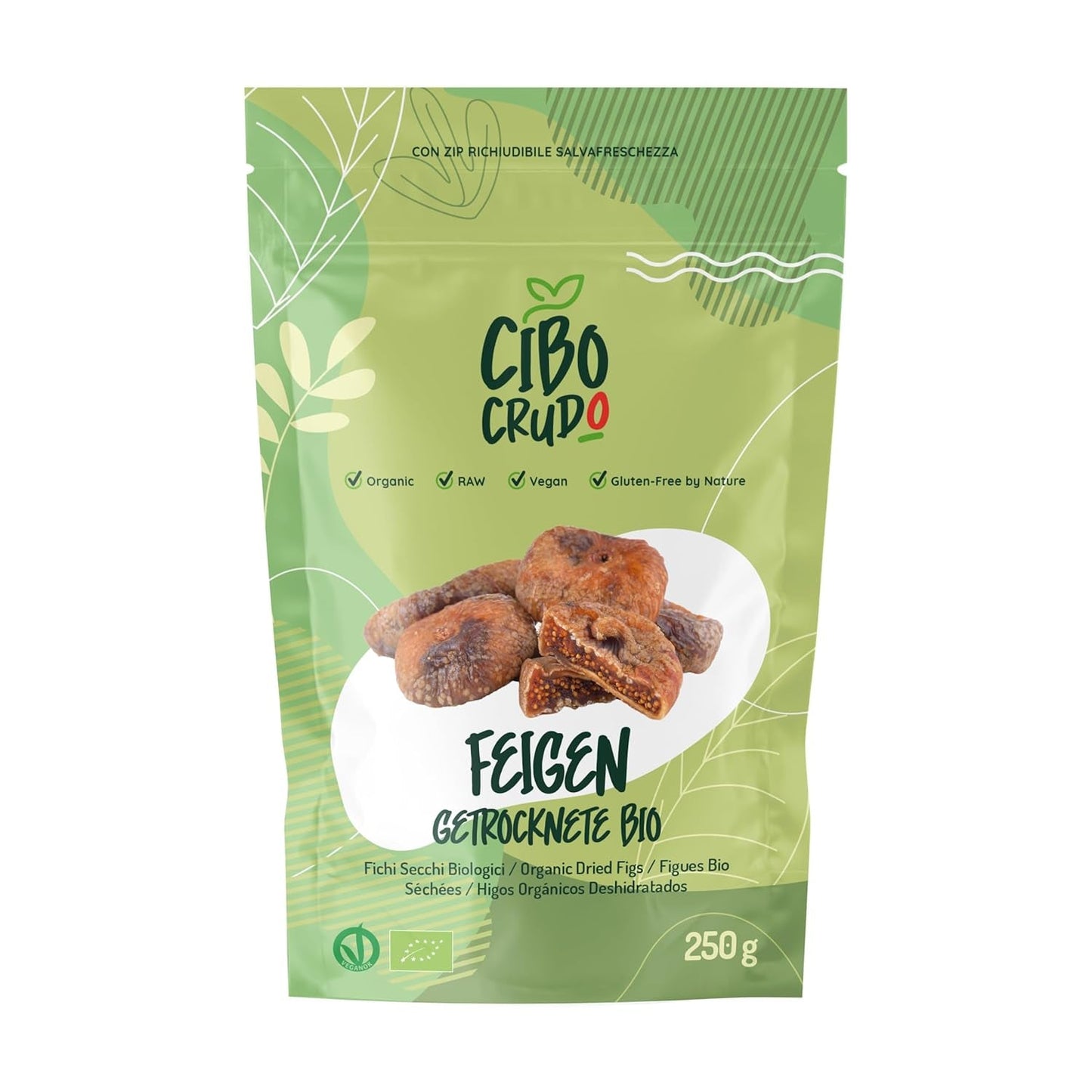 Niesłodzone organiczne suszone figi - 250g. Suszone figi tureckie niesłodzone. Wysokiej jakości produkt naturalny. Ekologiczne suszone figi. Naty Shop produkty suszone 250 G (1 opakowanie)