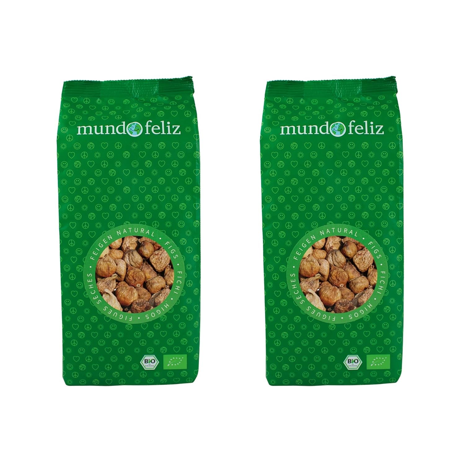 Mundo Feliz Suszone figi z upraw ekologicznych, 2 x 500g suszonych produktów Naty Shop Domyślny tytuł