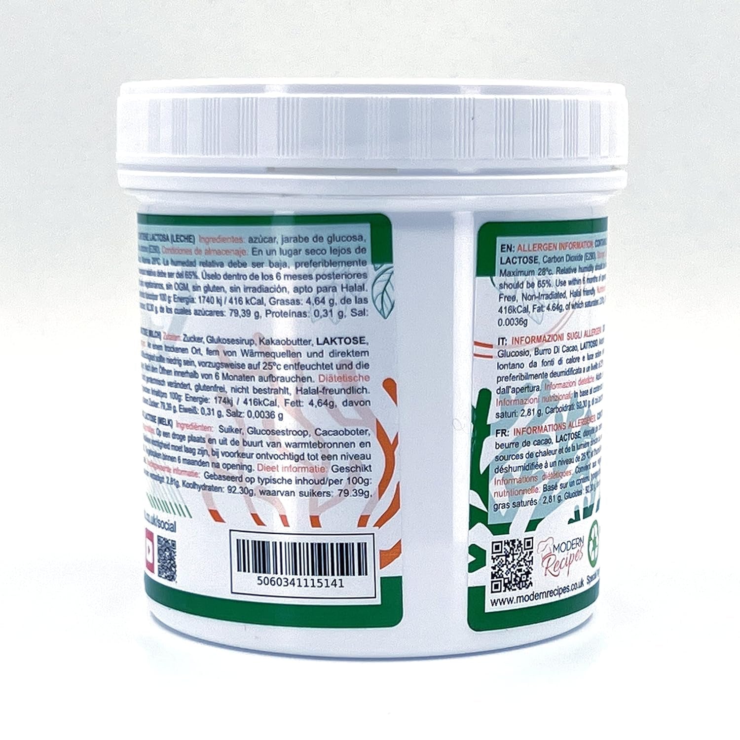 Składniki specjalne Crackle Crystals Crackle 500g Najwyższa jakość, bez GMO, idealna do ciast, słodyczy i lodów Pasta cukrowa Naty Shop