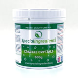 Składniki specjalne Crackle Crystals Crackle 500g Najwyższa jakość, bez GMO, idealna do ciast, słodyczy i lodów Naty Shop Pasta cukrowa 500G (1 opakowanie)