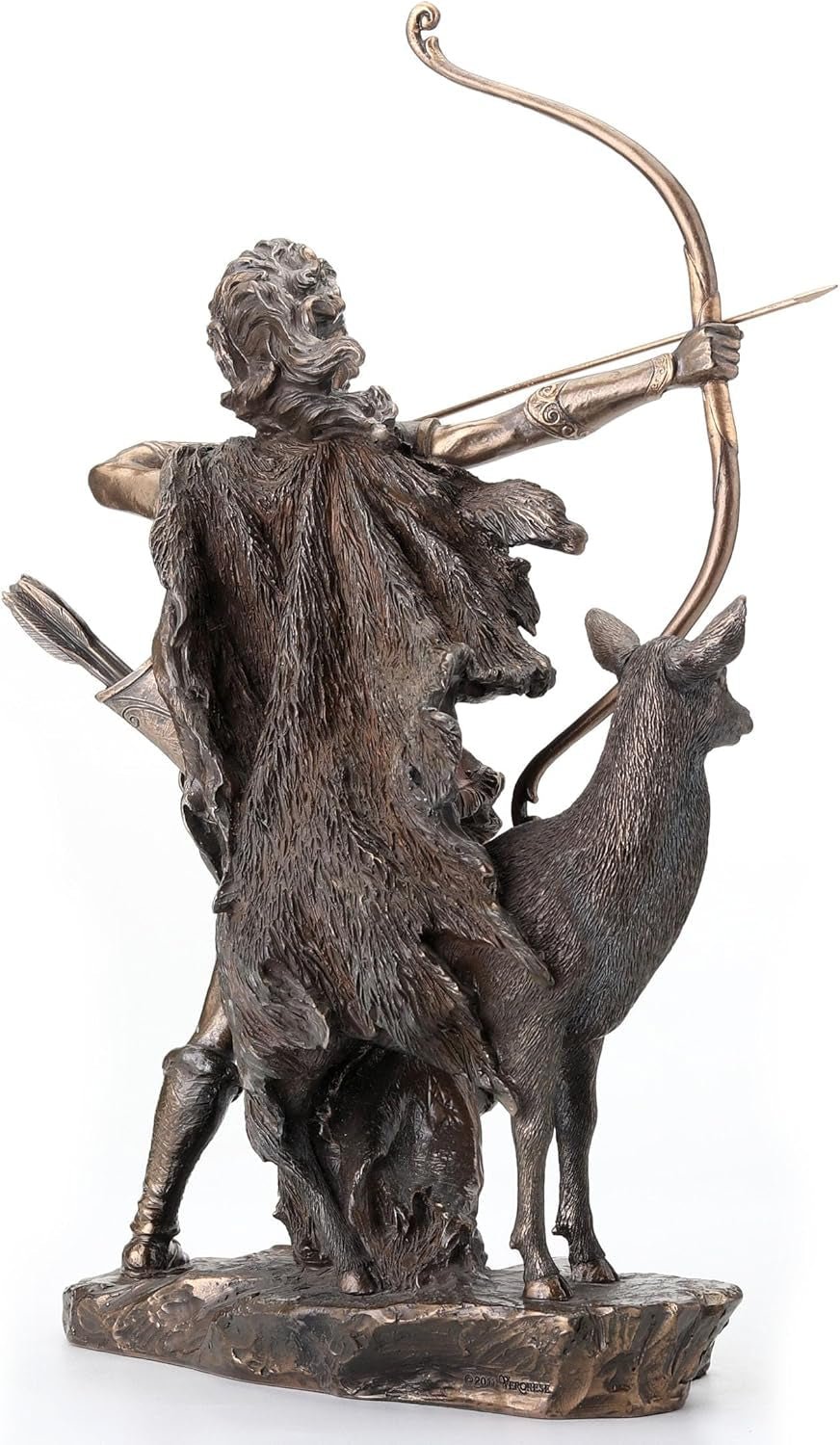 Brązowa statua bogini łowów oraz dzikie statuetki i rzeźby Naty Shop