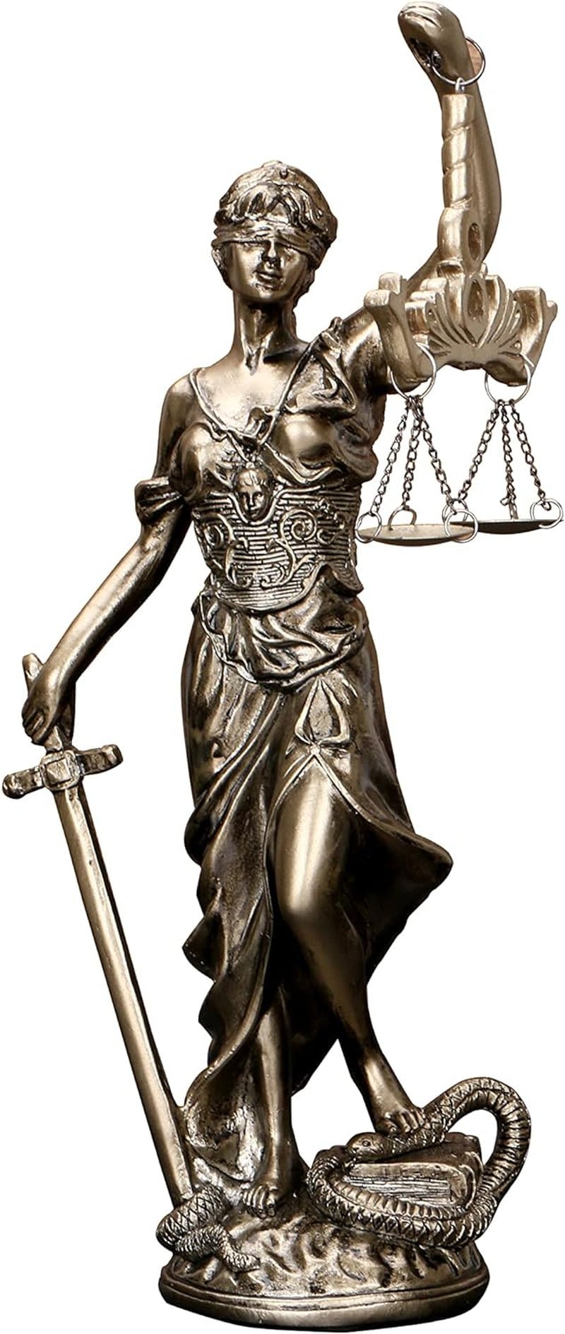 Statua Sprawiedliwości Lady 30,5 cm Statua Sprawiedliwości Sprawiedliwości Bogini Sprawiedliwości Rzeźba Grecko-Rzymski Anioł Sprawiedliwości Niewidome posągi do dekoracji Statuty i rzeźby Sklep Naty Domyślny tytuł