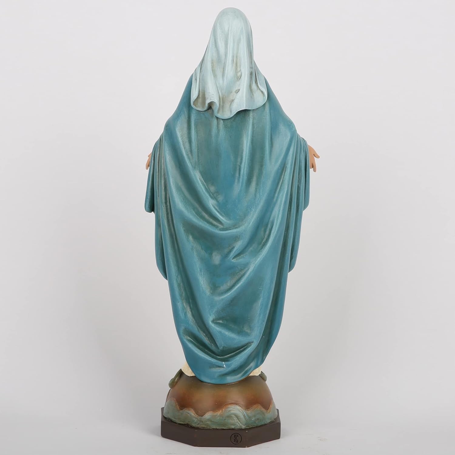 BC Katolicka Statua Matki Bożej Łaskawej Dziewica Maryja Ołtarz Figura Religijny prezent dla Matki Katolickiej Dekoracje domu Wysokość 34,3 cm Ręcznie malowane przez Buildclassic (eleganckie) Naty Shop Posągi i rzeźby