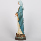 BC Katolicka Statua Matki Bożej Łaskawej Dziewica Maryja Ołtarz Figura Religijny prezent dla Matki Katolickiej Dekoracje domu Wysokość 34,3 cm Ręcznie malowane przez Buildclassic (eleganckie) Naty Shop Posągi i rzeźby
