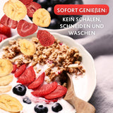 Mieszanka truskawkowo-bananowa 200g - truskawki liofilizowane i banany liofilizowane jako pyszna przekąska w torebce Produkty suszone Naty Shop