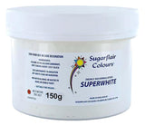 Sugarflair Superwhite Icing Whitener, Royal Icing Whitener, Extra Whiter jadalny barwnik spożywczy - 150g Naty Shop Sugarpaste Tytuł domyślny