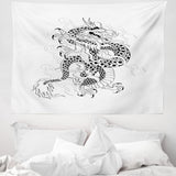 Gobelin abakuhaus wanderlust zwierzęca mapa świata kreskówek - Naty Shop