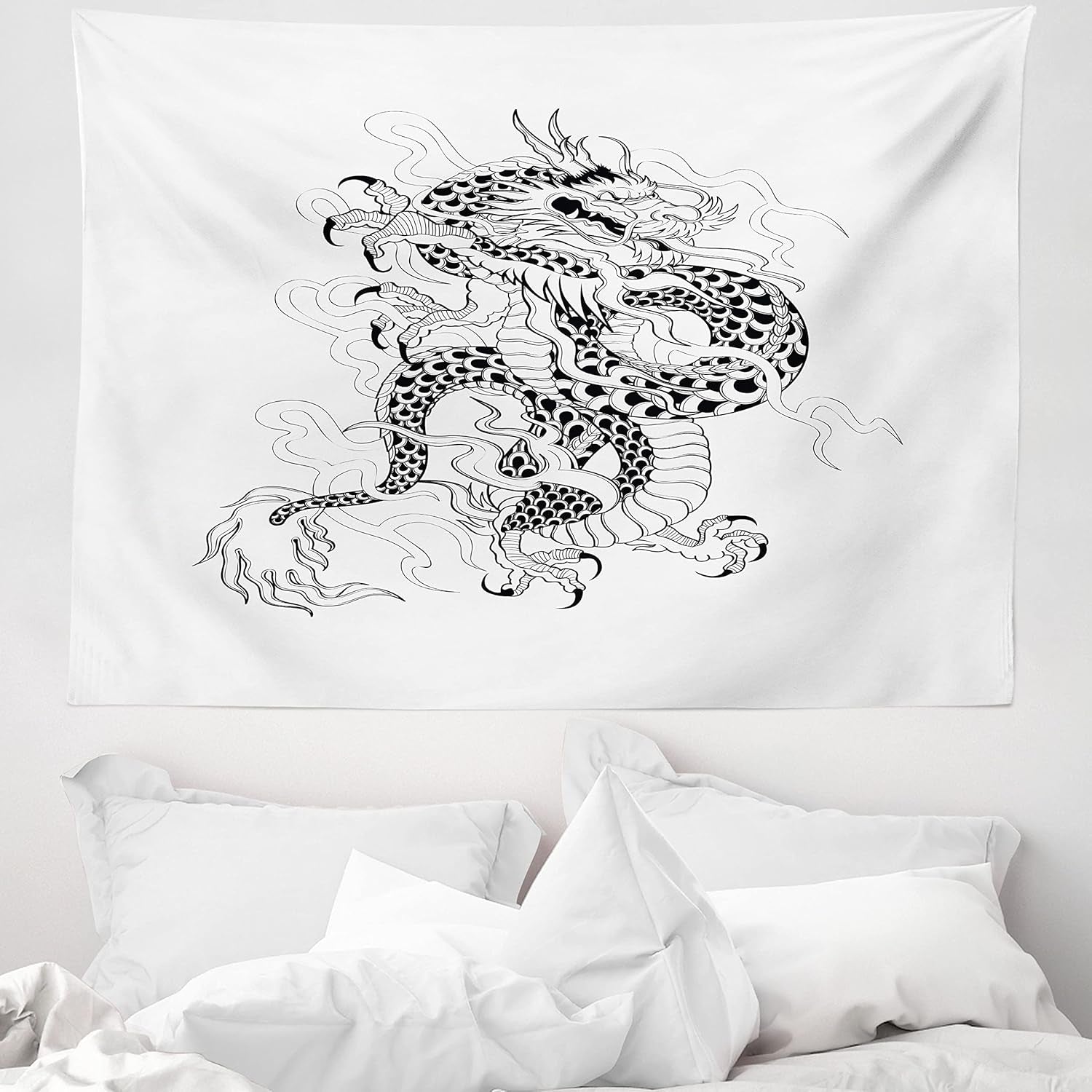 Gobelin abakuhaus wanderlust zwierzęca mapa świata kreskówek - Naty Shop