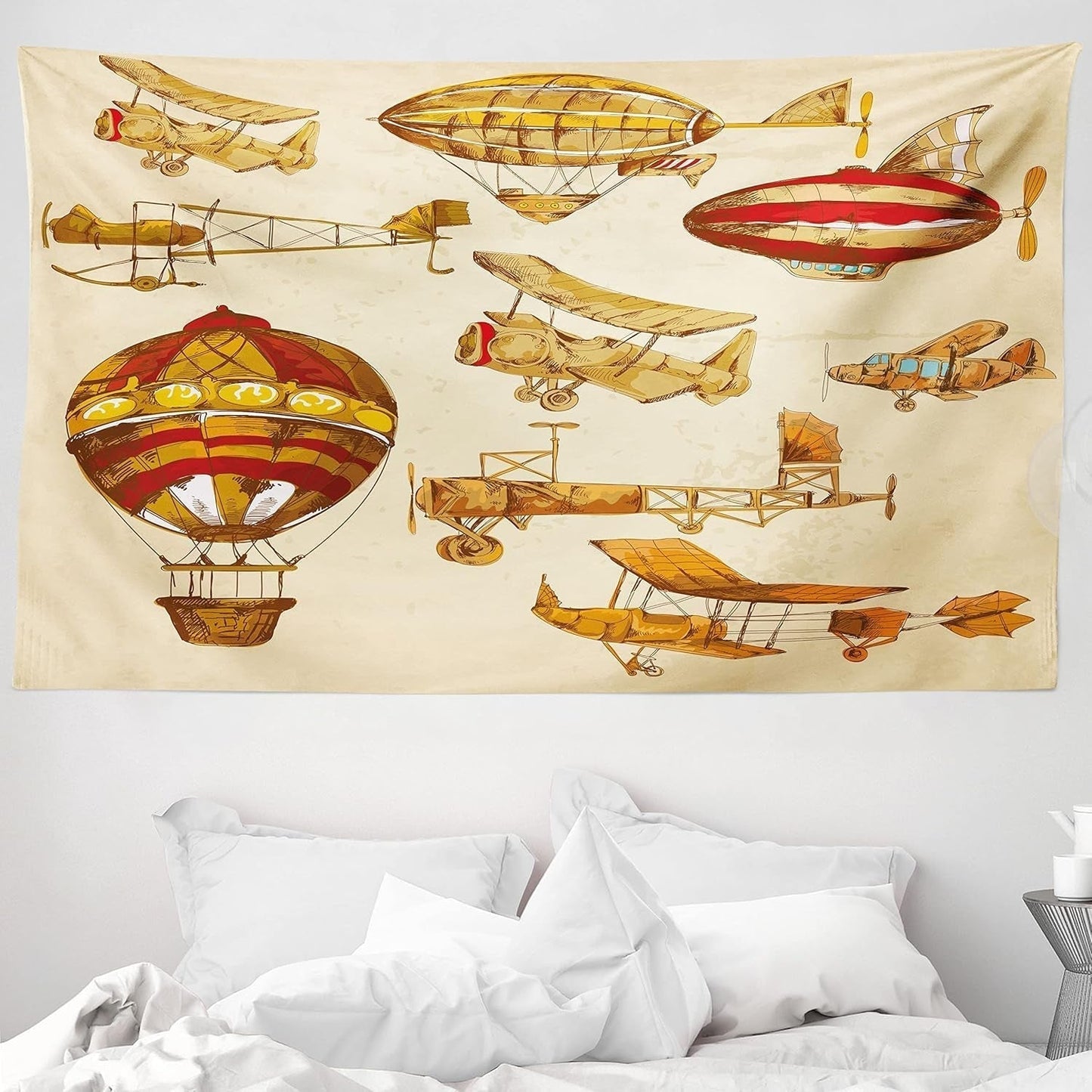 Gobelin abakuhaus wanderlust zwierzęca mapa świata kreskówek - Naty Shop