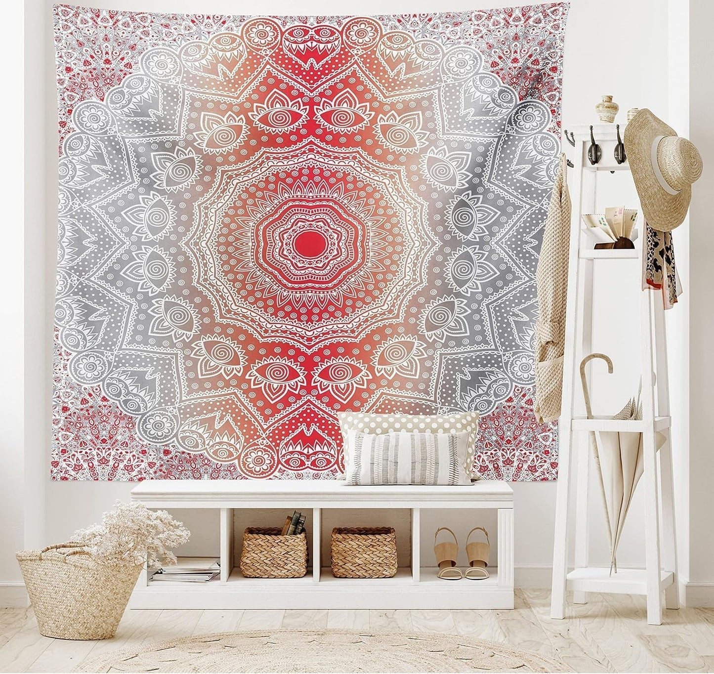 Gobelin abakuhaus wanderlust zwierzęca mapa świata kreskówek - Naty Shop