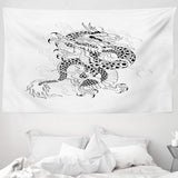 Gobelin abakuhaus wanderlust zwierzęca mapa świata kreskówek - Naty Shop