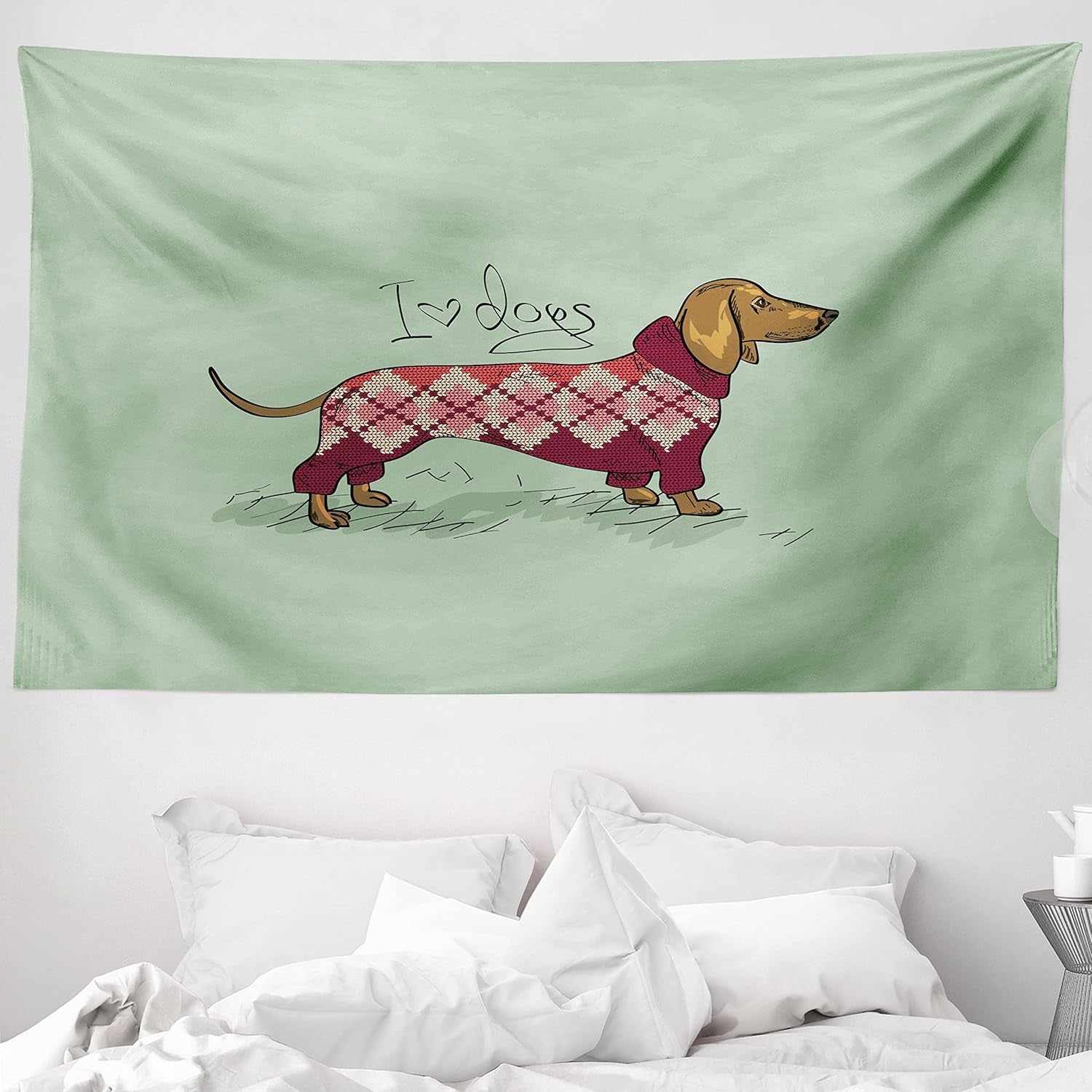 Gobelin abakuhaus wanderlust zwierzęca mapa świata kreskówek - Naty Shop