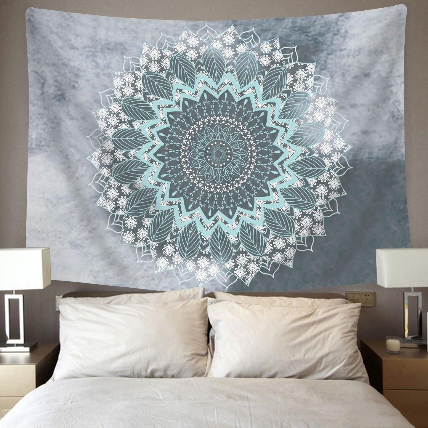 Gobelin alishomtll indyjska mandala do jogi hipisowska tkanina Strona główna - Akcesoria i dekoracje Naty Shop
