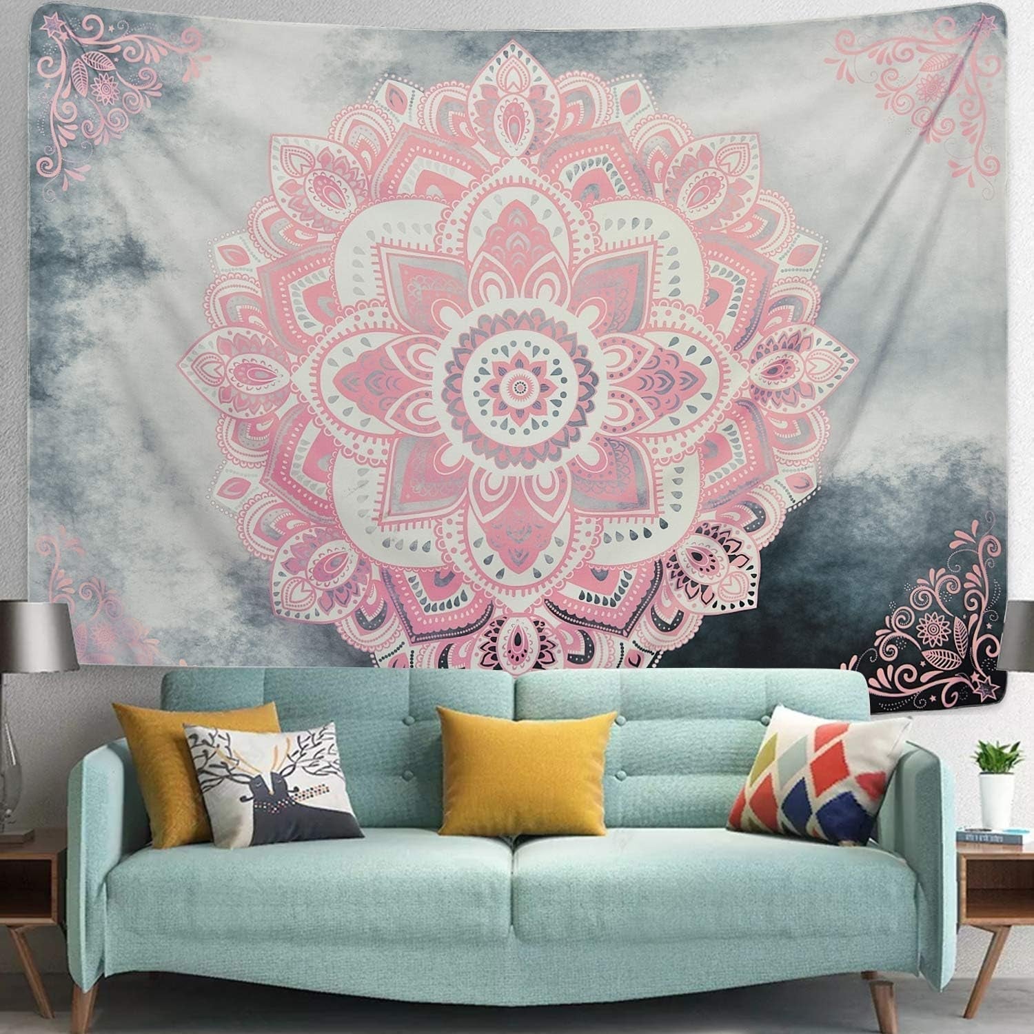 Gobelin alishomtll mandala Indyjskie płótno artystyczne Strona główna - Akcesoria i dekoracje Naty Shop