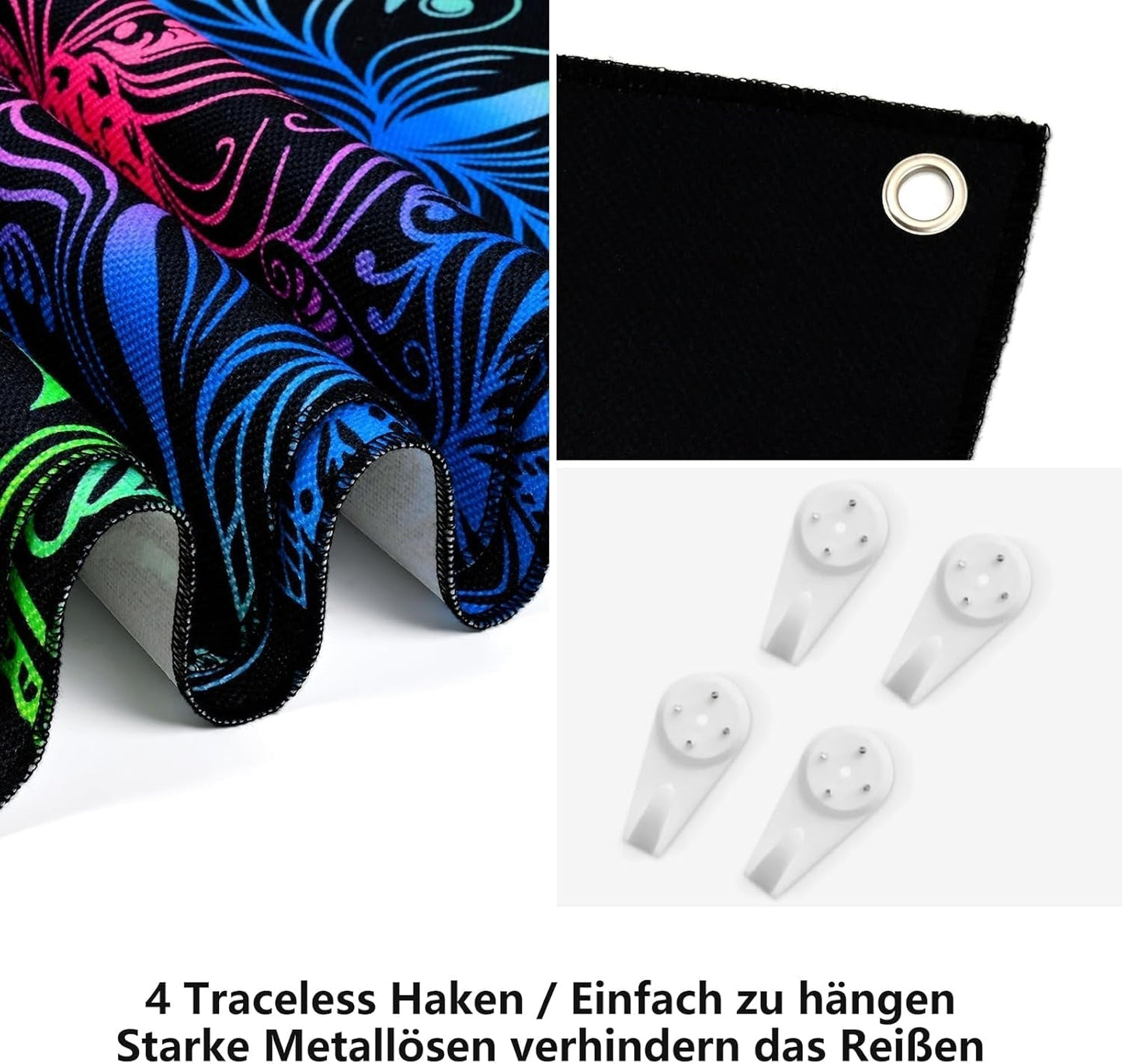 Gobelin alishomtll pack mandala reaktywna artystyczna pionowa Strona główna - Akcesoria i dekoracje Naty Shop