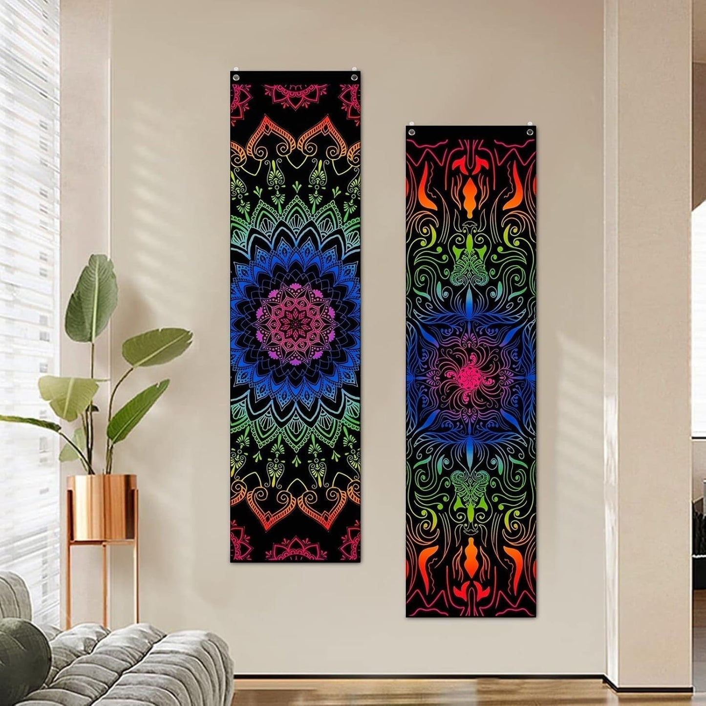 Gobelin alishomtll pack mandala reaktywna artystyczna pionowa Strona główna - Akcesoria i dekoracje Naty Shop