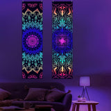 Gobelin alishomtll pack mandala reaktywny artystyczny pionowy Strona główna - Akcesoria i dekoracje Naty Shop 2 opakowania 120X32.5Cm