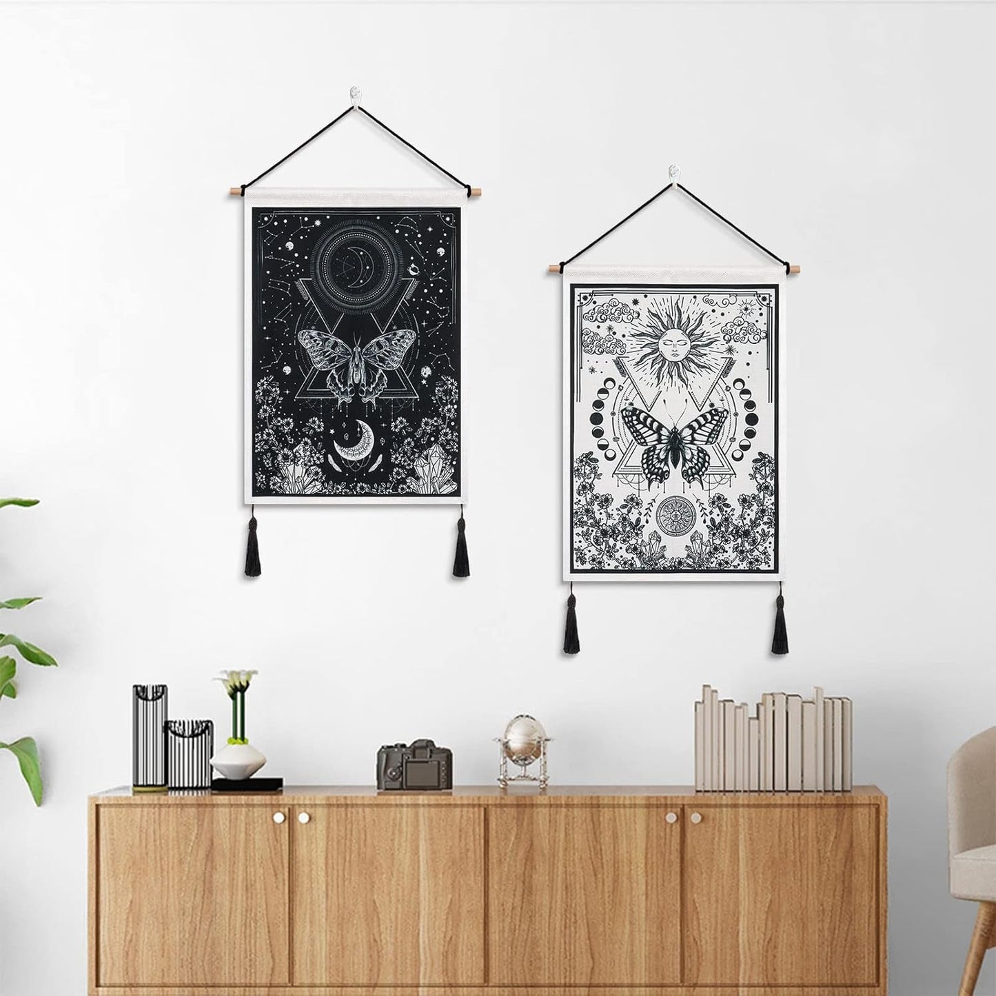 Gobelin betylfoy kawałki małe gobeliny cekiny słońce księżyc Strona główna - Akcesoria i dekoracje Naty Shop