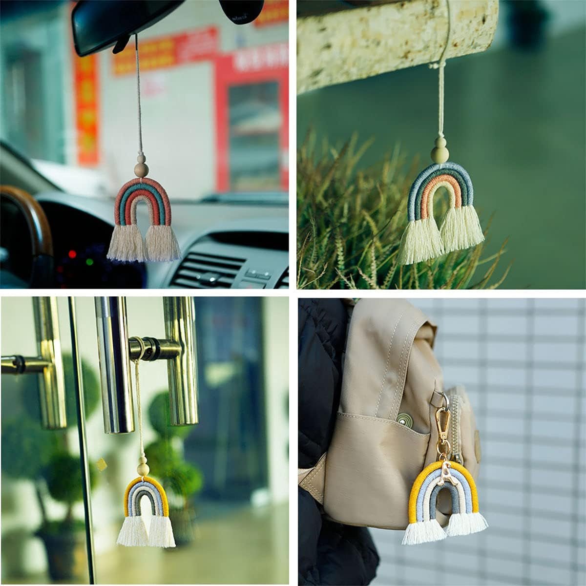 Gobelin ręcznie tkany tęcza14 pokój dziecięcy tęcza ściana14 tęcza Dom - Akcesoria i Dekoracje Naty Shop