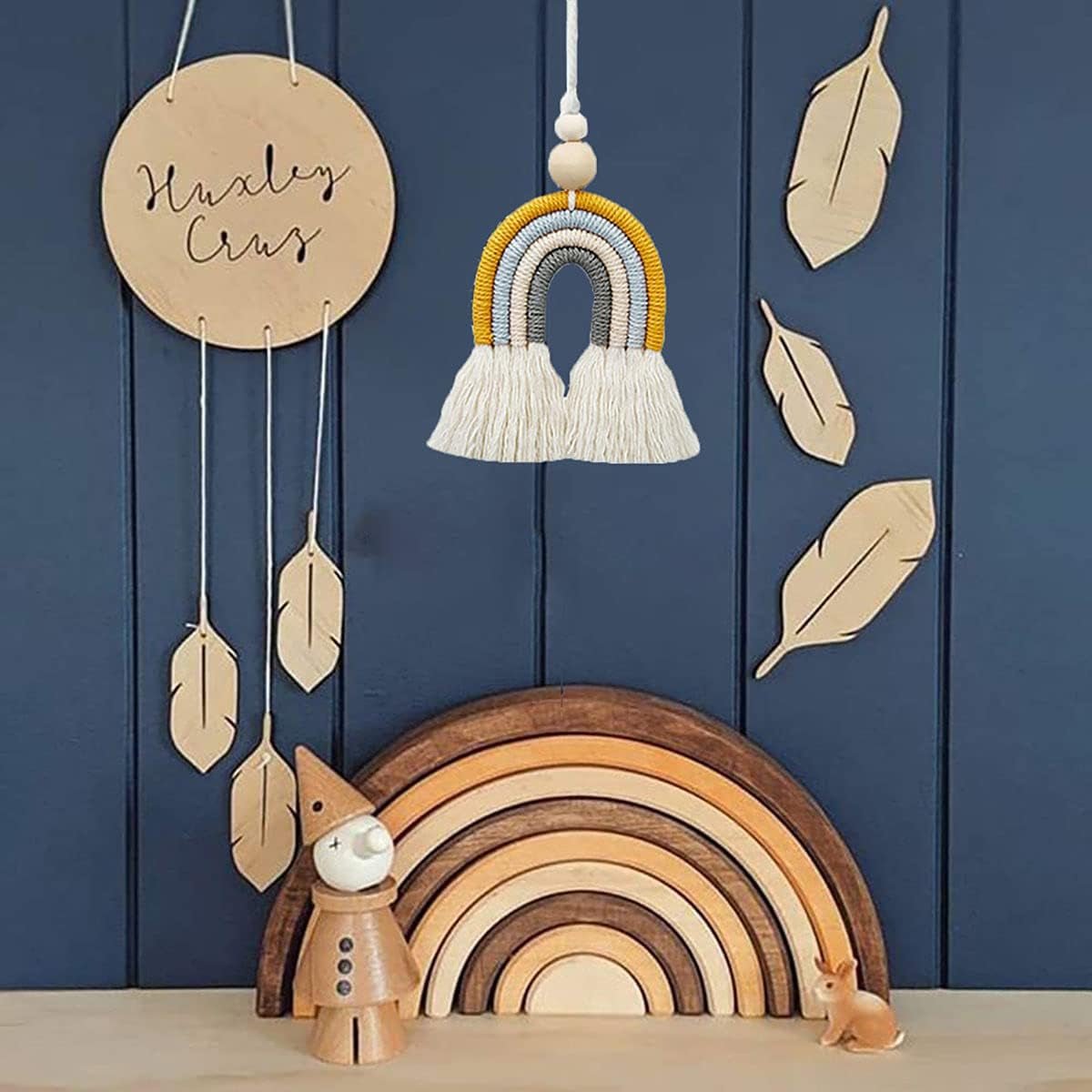Gobelin ręcznie tkany tęcza14 pokój dziecięcy tęcza ściana14 tęcza Dom - Akcesoria i Dekoracje Naty Shop