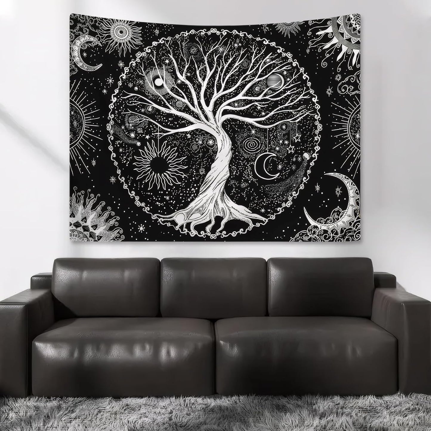 Gobelin Drzewo życia Sun Moon Casa - Akcesoria i dekoracje Naty Shop