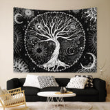 Gobelin Drzewo życia Sun Moon Casa - Akcesoria i dekoracje Naty Shop