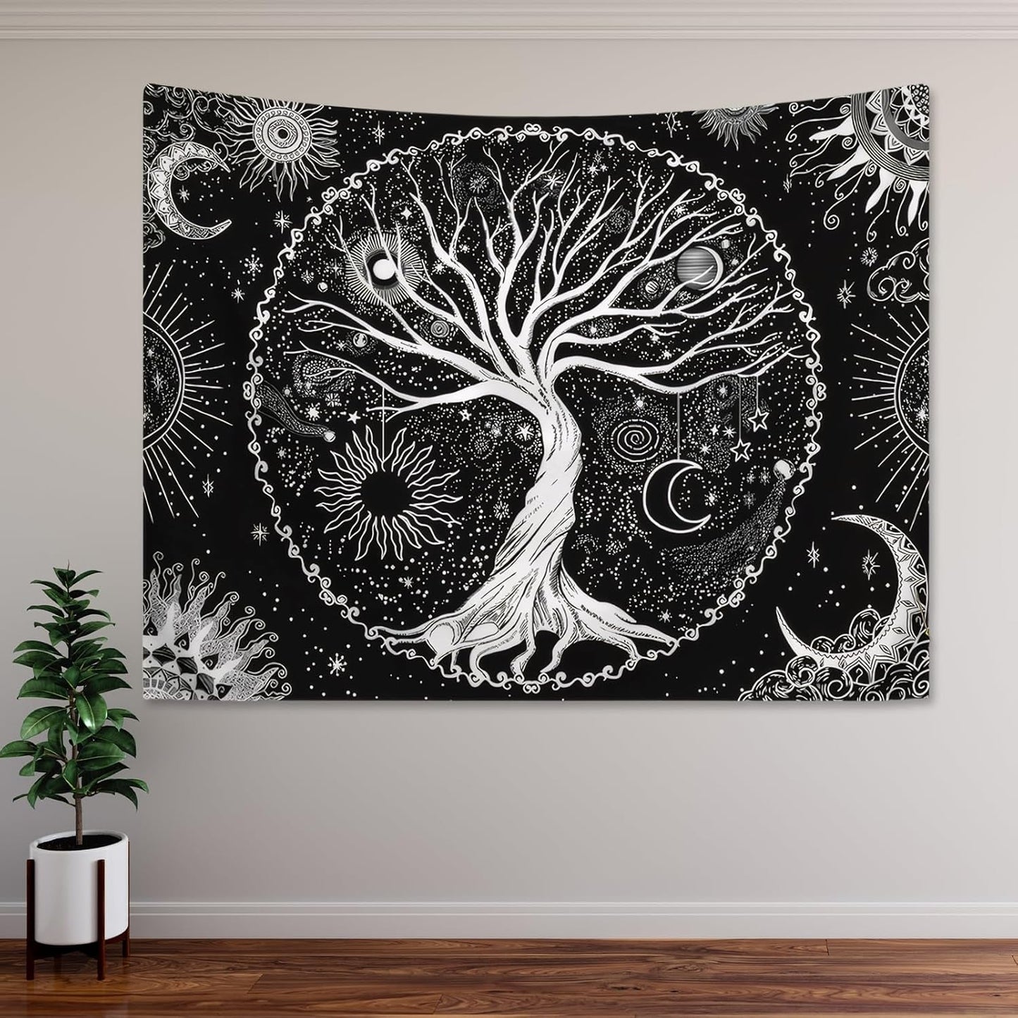 Gobelin Drzewo życia Sun Moon Casa - Akcesoria i dekoracje Naty Shop