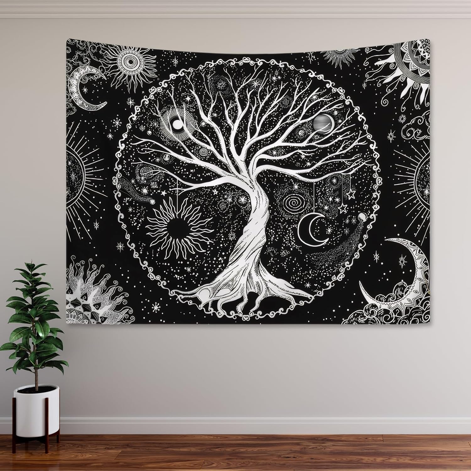 Gobelin Drzewo życia Sun Moon Casa - Akcesoria i dekoracje Naty Shop