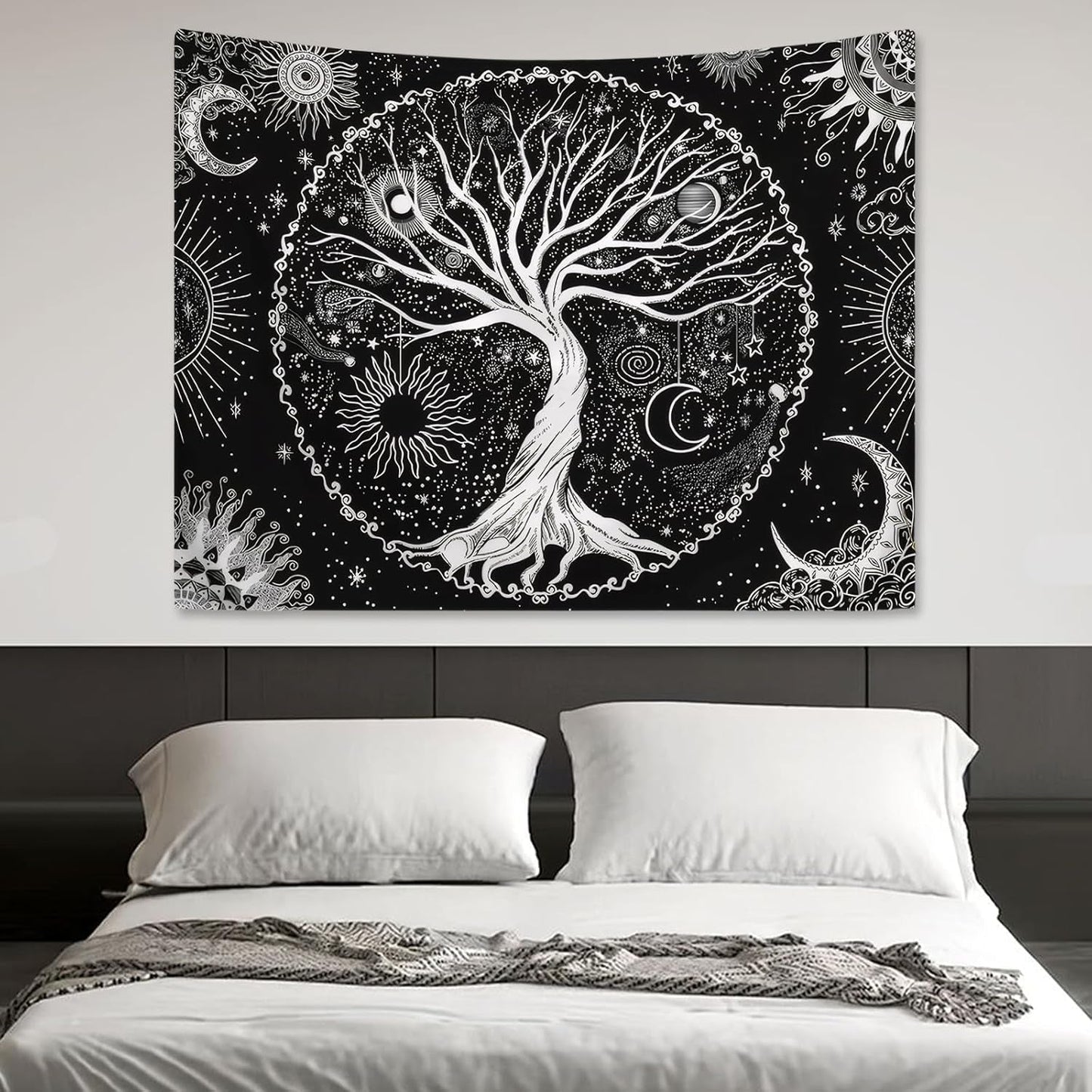 Gobelin Drzewo życia Sun Moon Casa - Akcesoria i dekoracje Naty Shop
