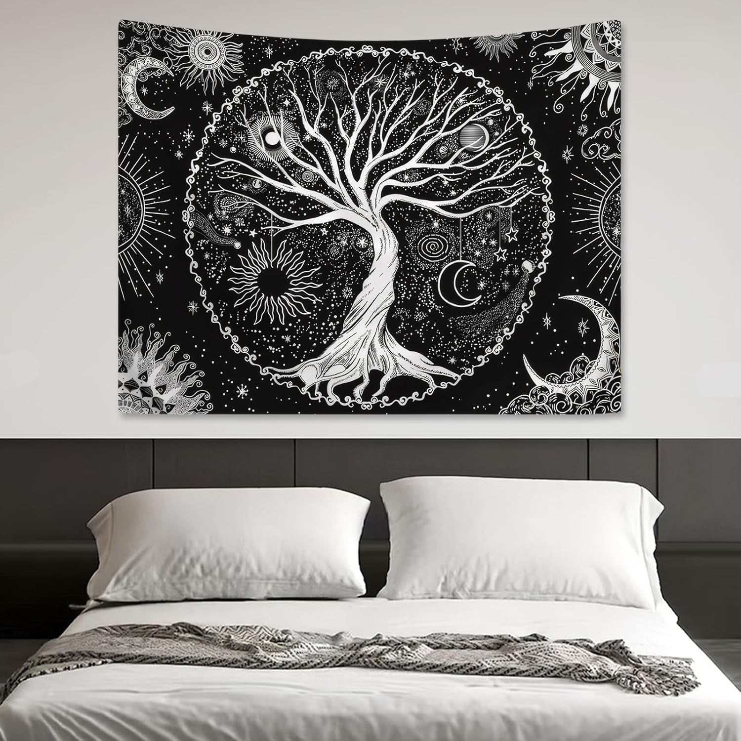 Gobelin Drzewo życia Sun Moon Casa - Akcesoria i dekoracje Naty Shop